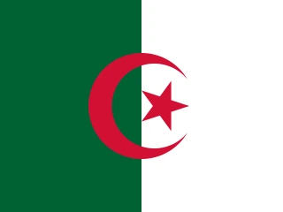 Algeria flag, representative of Arabic Algerian — document translation services