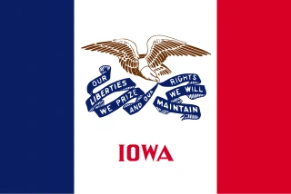 Iowa flag — document translation services