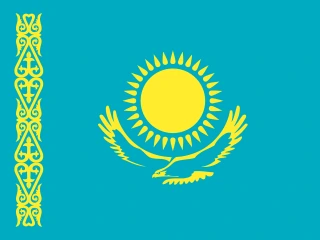 Kazakhstan flag, representative of Kazakh — document translation services
