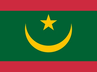 Mauritania flag, representative of Arabic Hassaniya — document translation services