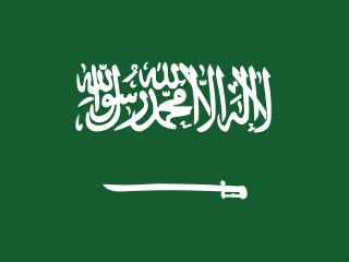 Saudi Arabia flag, representative of Arabic — document translation services