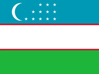 Uzbekistan flag, representative of Uzbek — document translation services